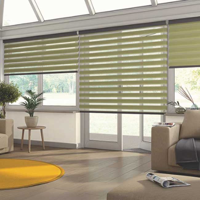 Rèm Cầu Vồng Đặc Biệt Xanh Lá Olive