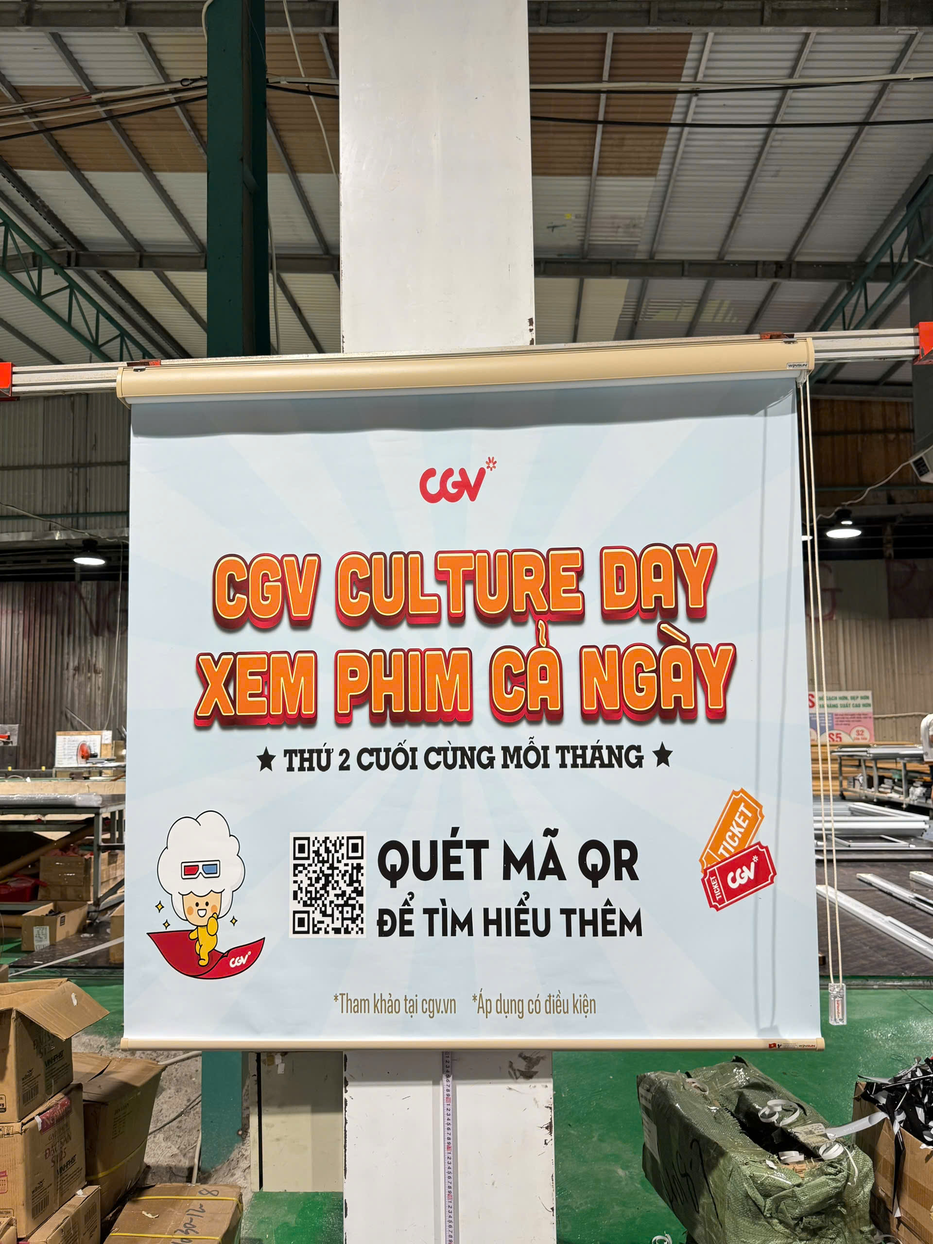 Màn Cuốn In Tranh Thương Hiệu - Quảng Cáo Theo Yêu Cầu - Ảnh 3