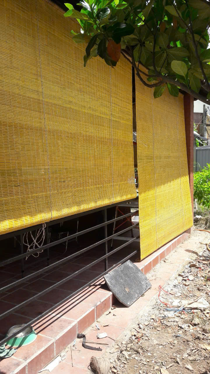 Rèm Tre, Mành Tre Ngoài Trời Màu Vàng Tự Nhiên - Ảnh 2